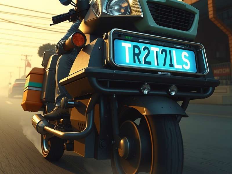 CarX Street 4K ट्रेलर का एक दृश्य - एक स्पोर्ट्स कार शहर की सड़क पर रेस करती हुई