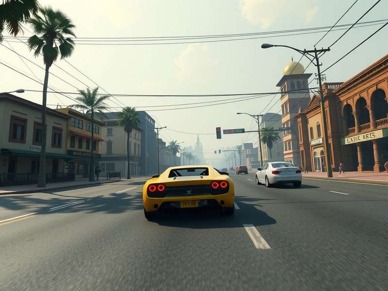 CarX Street PS5 gameplay screenshot showing realistic graphics