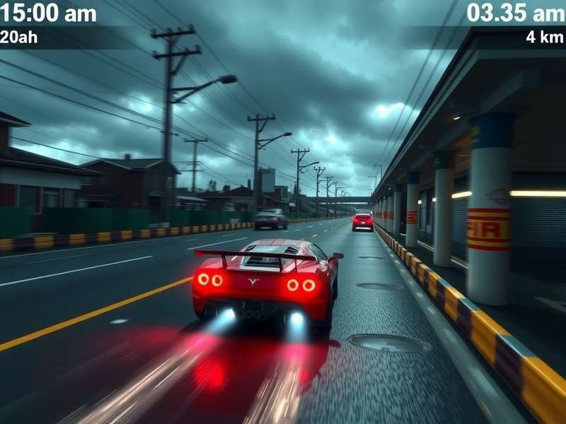 CarX Street Xbox Series X gameplay screenshot showing updated graphics