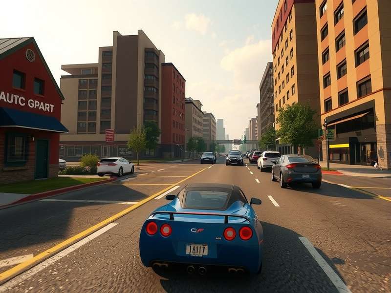 CarX Street gameplay screenshot - city at night