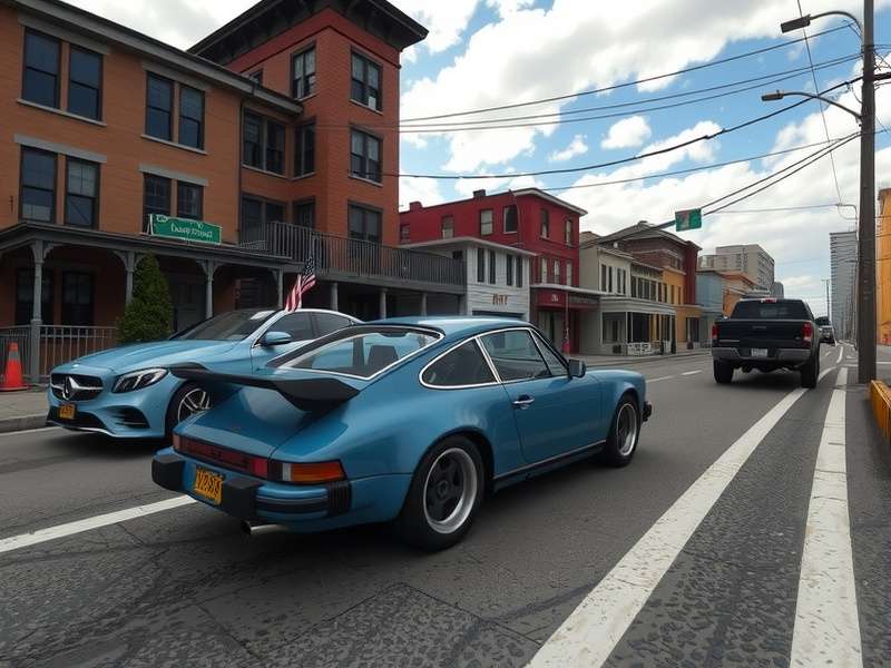 Fully modified Nissan GT-R in CarX Street with custom body kit and neon underglow