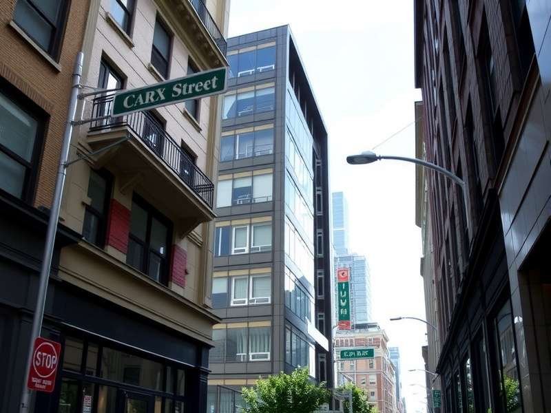 CarX Street gameplay screenshot showing night racing