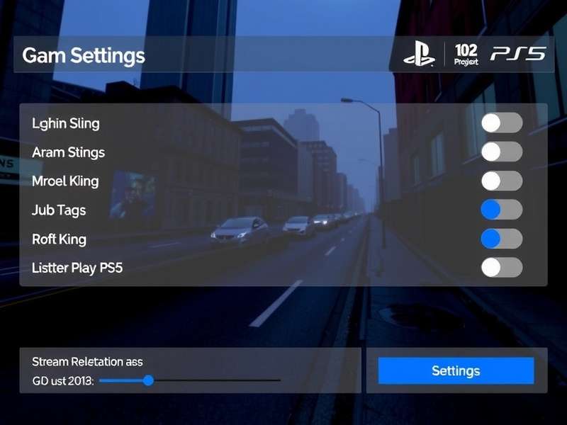 Professional PS5 streaming setup for CarX Street with dual monitors, capture card, and racing wheel