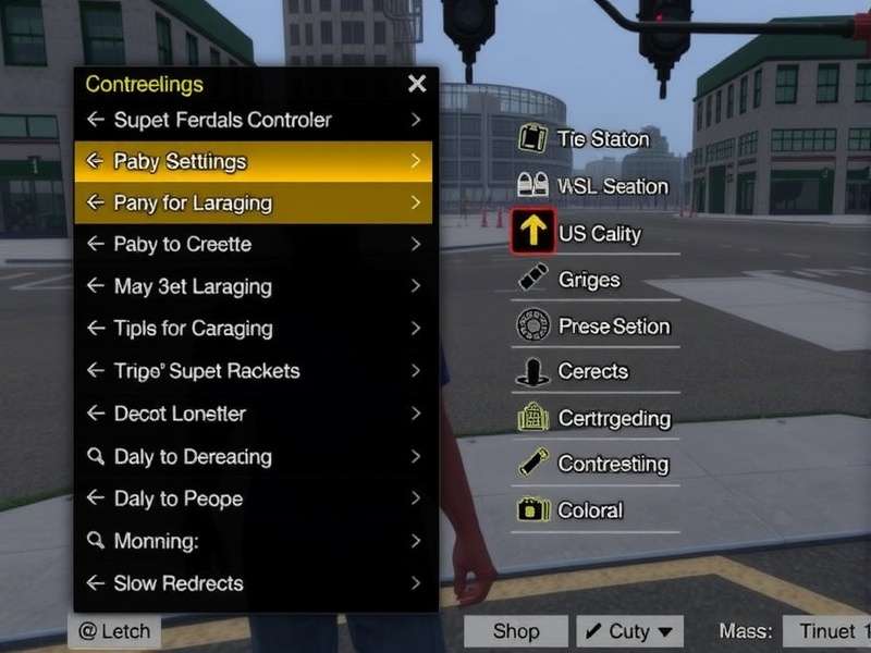Professional gaming controller with CarX Street game visuals on screen