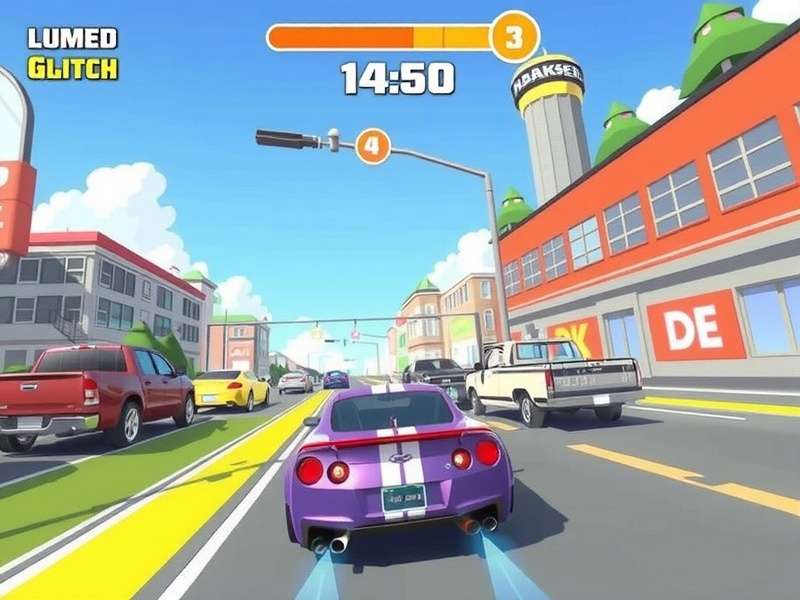 CarX Street high-performance car in urban environment