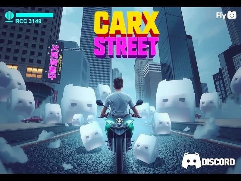 Carx Street Discord community dashboard showing active Indian racers, mods, and PS5 discussions