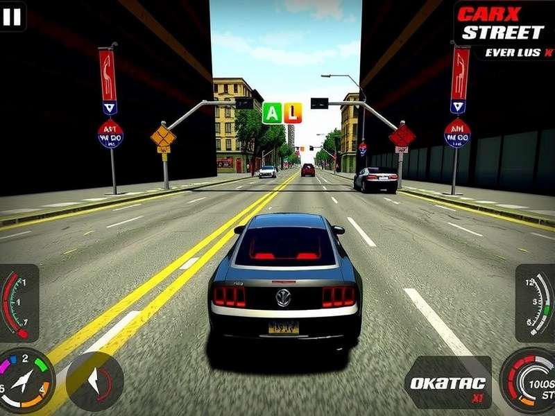 CarX Street open world racing gameplay screenshot with customizable cars