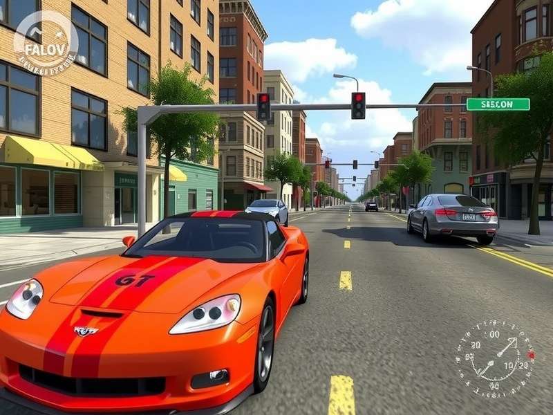 CarX Street gameplay on PC showing a high-speed race through neon-lit streets