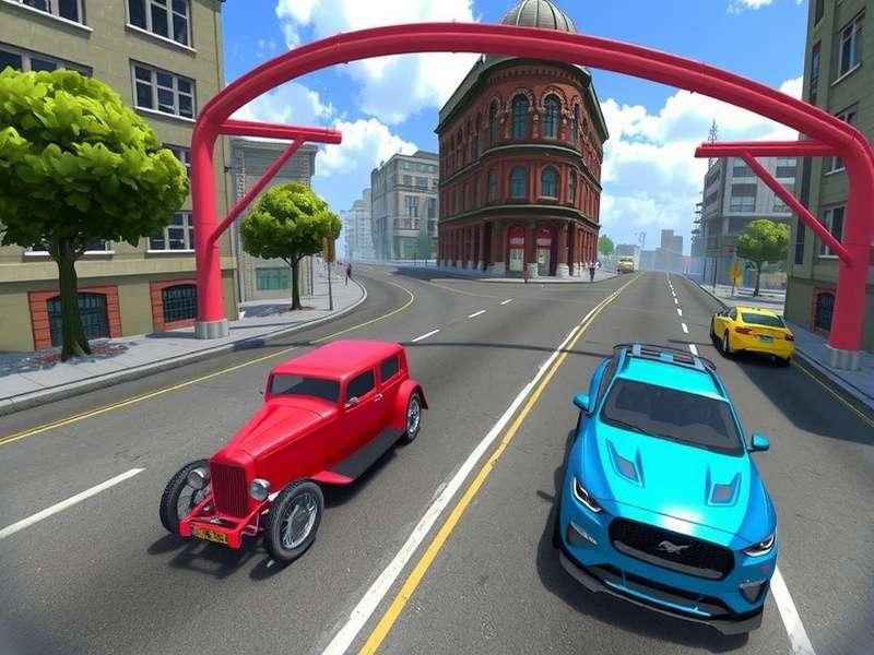 CarX Street Free gameplay screenshot showing night drifting in a Mumbai-inspired urban setting