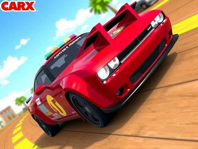 CarX Street modded car lineup featuring tuned sports cars with custom paint and body kits