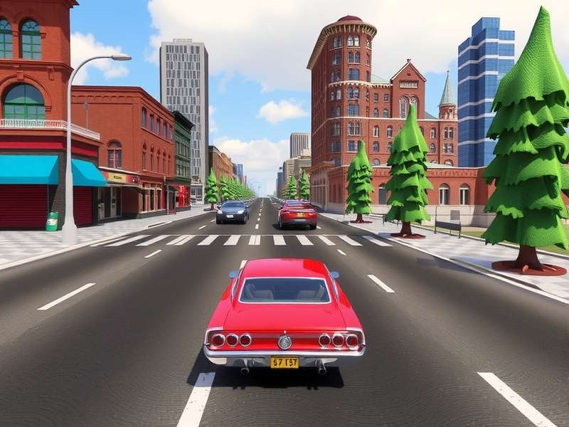 CarX Street racing gameplay screenshot showing a tuned sports car on an Indian-inspired city street at sunset