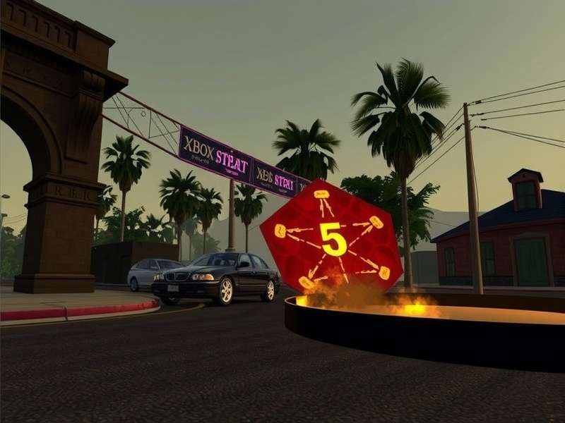 CarX Street on Xbox Series X gameplay screenshot showing night street racing with neon lights