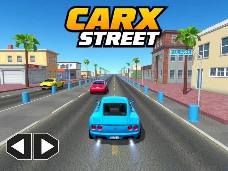 CarX Street gameplay with Cheat Engine overlay showing speed hack and currency mod