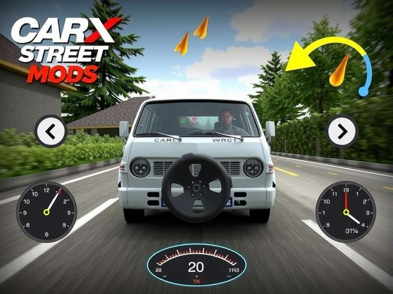 CarX Street modded gameplay on PC with custom cars and neon streets