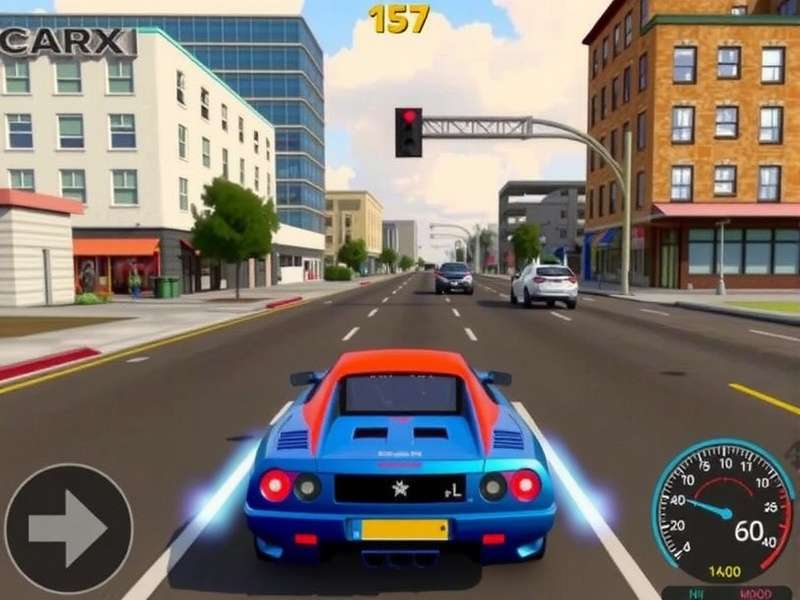 CarX Street gameplay screenshot showing modded cars and cash counter