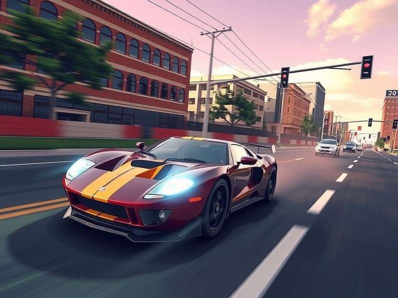 CarX Street official website banner showcasing open-world street racing at sunset