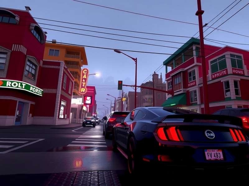 CarX Street gameplay on PS5 controller with neon city backdrop