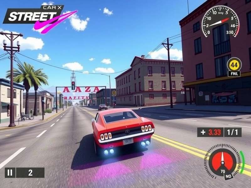 CarX Street Nissan Silvia S15 drifting